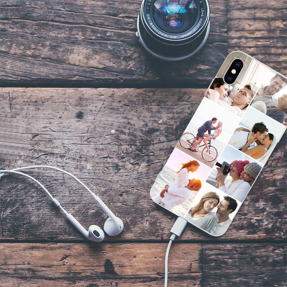 iPhone Xs Max Individuelle Foto-Schutzhülle - 7 Bilder Softshell Matt