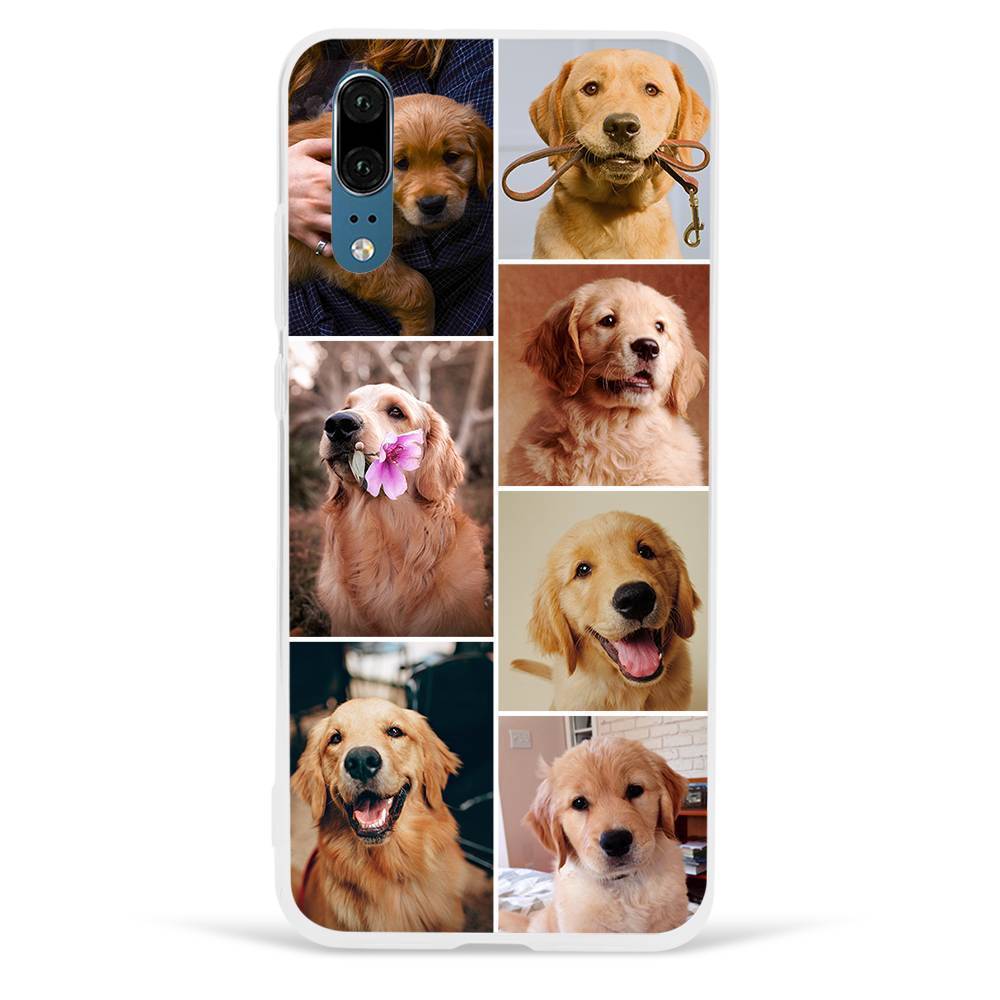 Individuelle Foto-Collage-Schutzhülle für Telefon 7 Bilder Soft Shell Matt Matt - iPhone 11 Pro Max