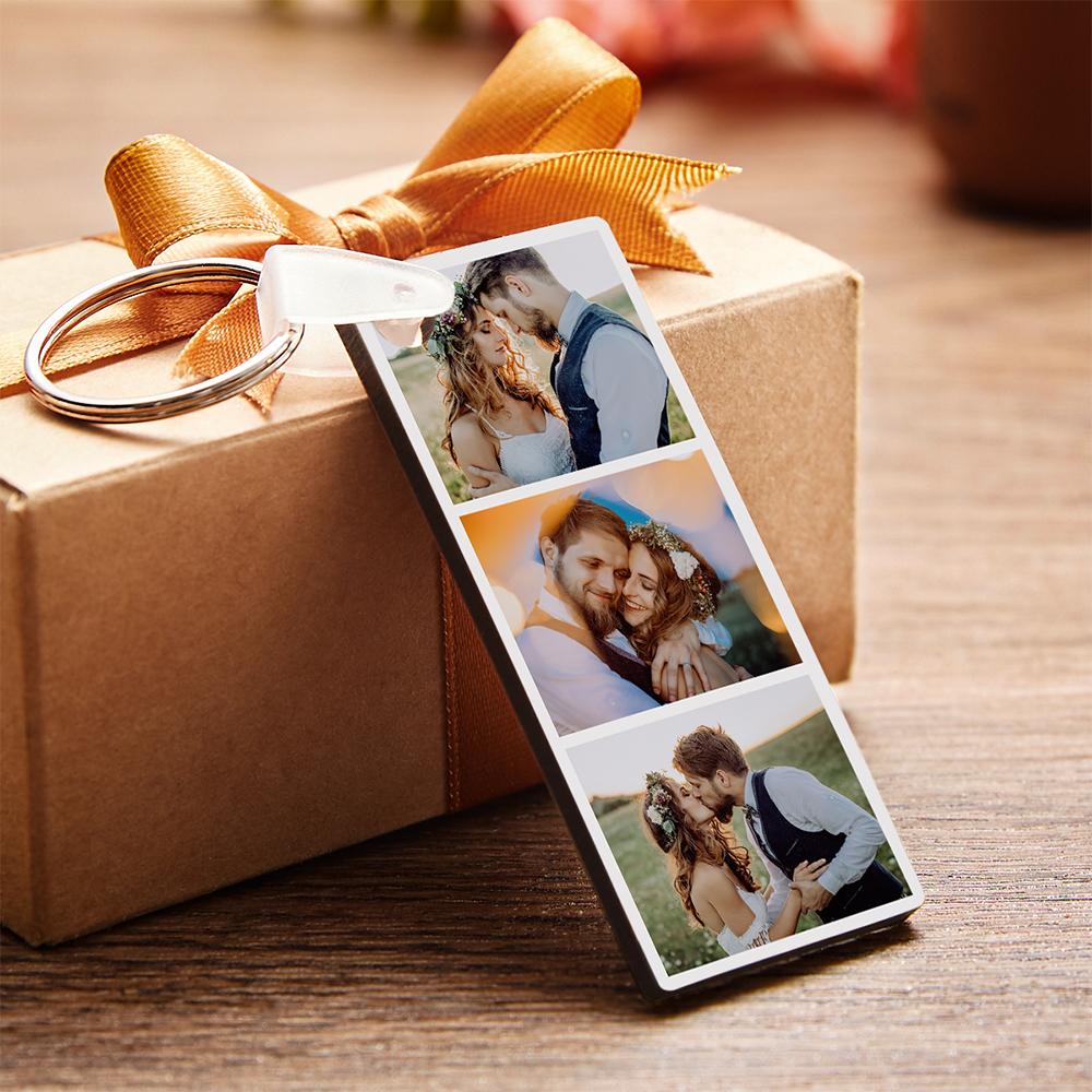 Spotify Code Schlüsselanhänger Individuelles Foto Doppelseitige Personalisierte Geschenke Grün