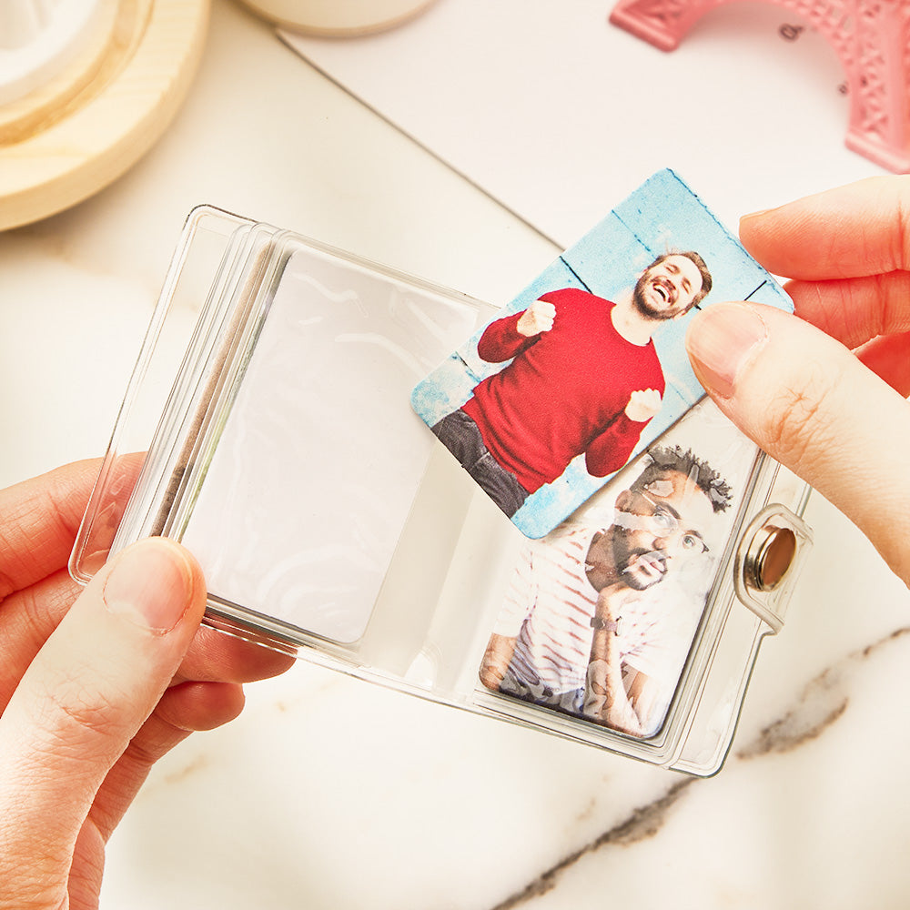 Personalisierter Fotoalbum-schlüsselanhänger Personalisierter Foto-plastik-schlüsselanhänger Romantisches Geschenk Für Sie - soufeelde