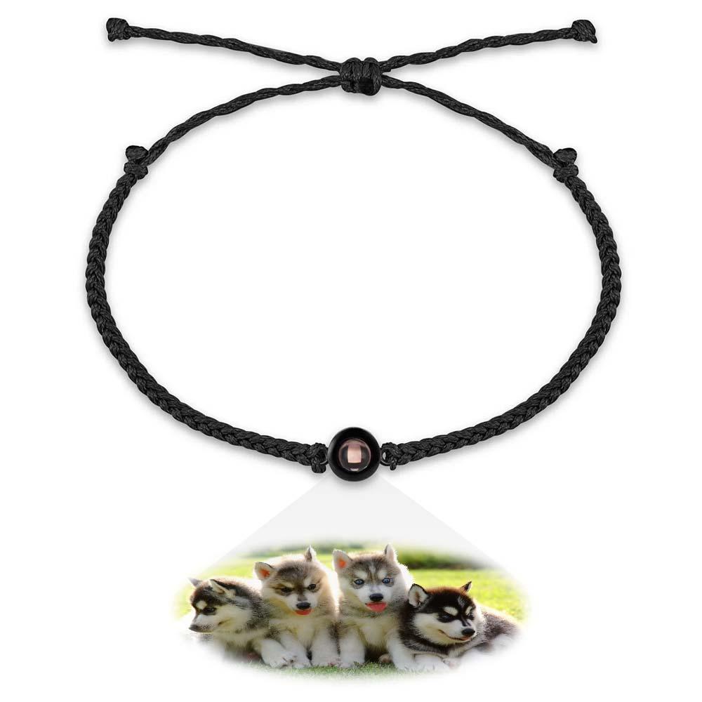 Benutzerdefiniertes Projektions-fotoarmband, Personalisierter Bild-innenschmuck, Haustier-gedenkgeschenke - soufeelde