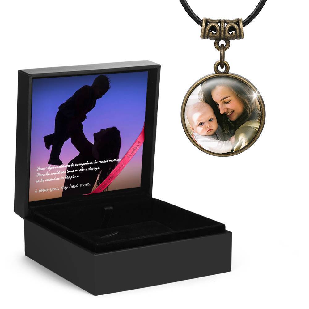 Runde Foto Halskette