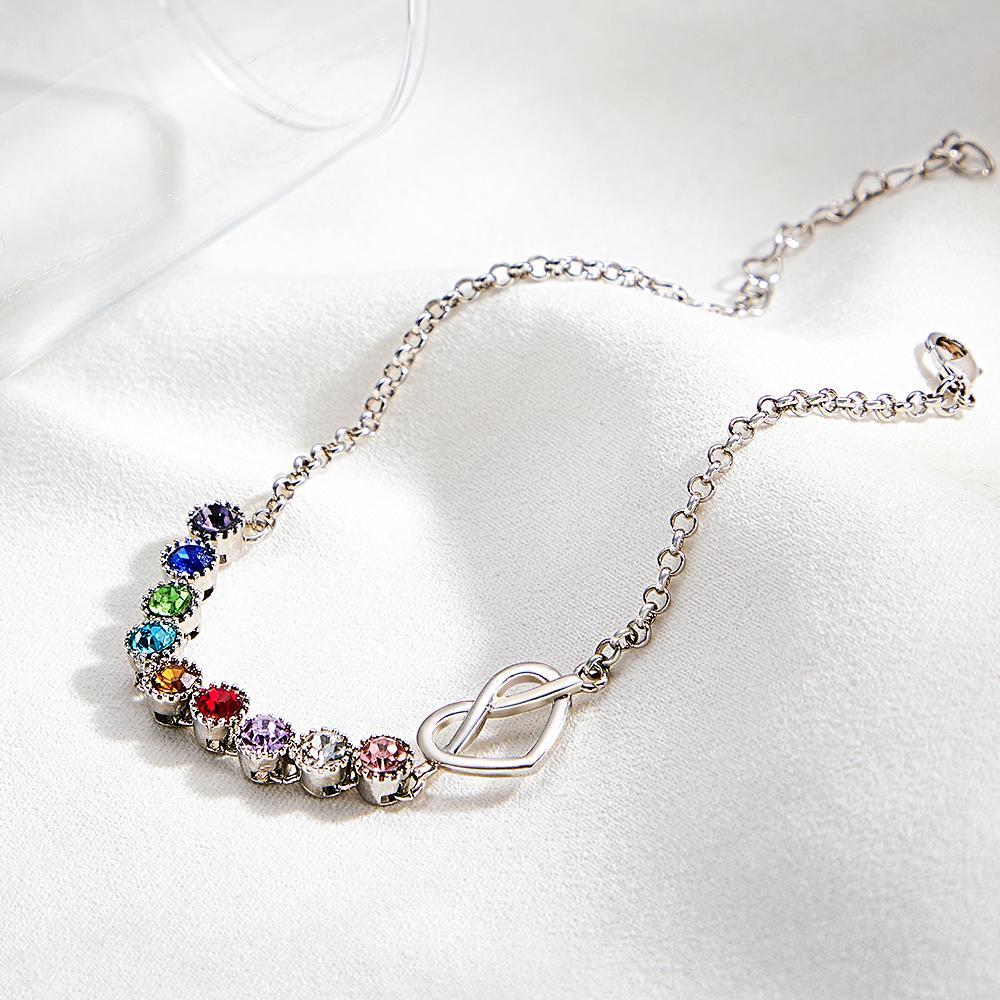 Personalisiertes Geburtsstein-armband, Peridot, Minimalistische Geschenke Für Mama, Perfektes Geschenk Für Sie Für Jeden Anlass - soufeede