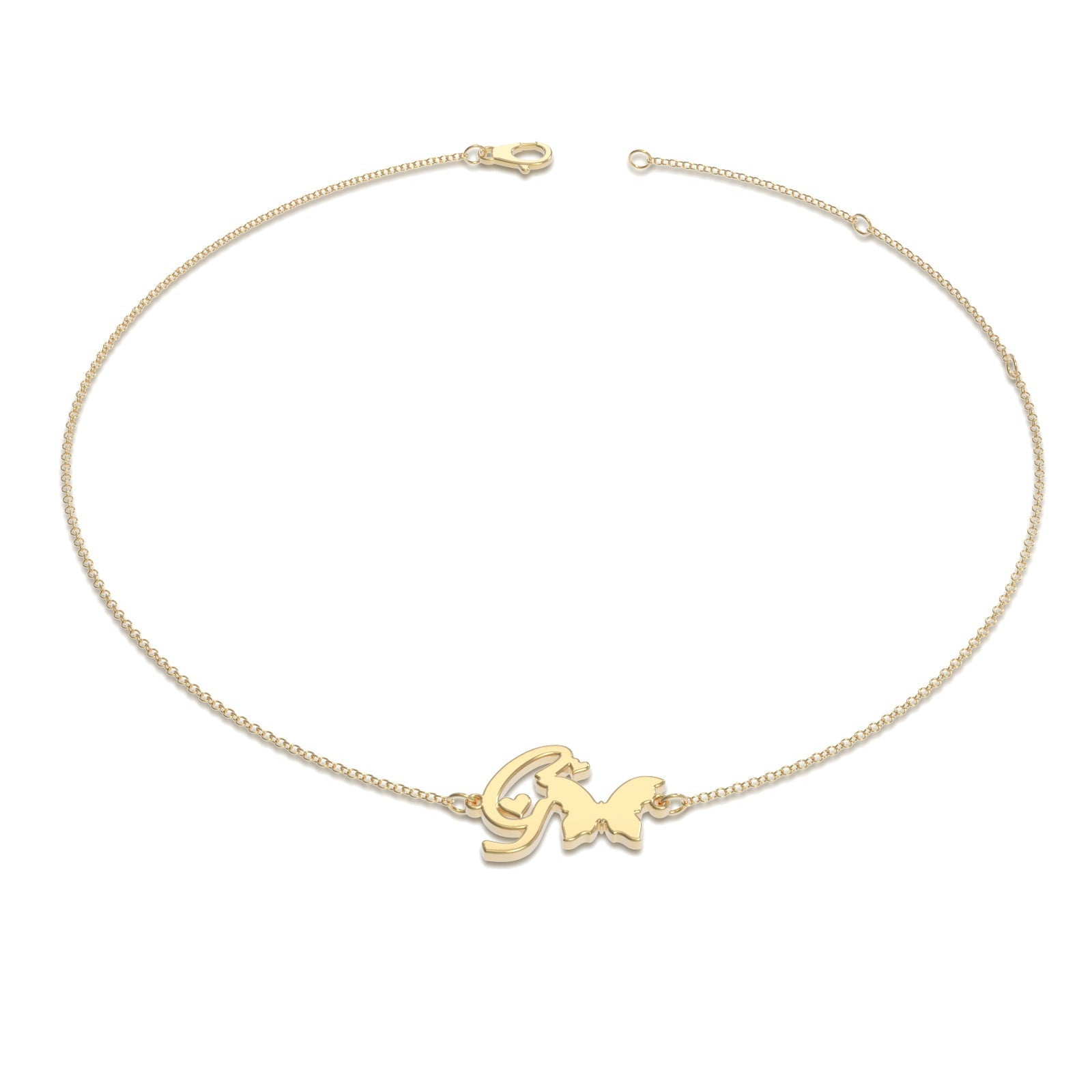 Benutzerdefinierte Schmetterling Name Armband Geschenk, ich fühle Schmetterlinge in meinem Bauch, wenn ich mit dir bin -