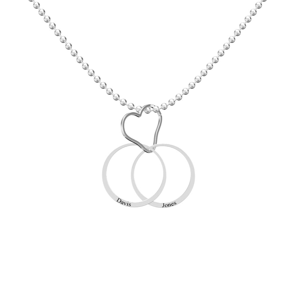 Benutzerdefinierte Gravierte Halskette Muttertag Halskette Geschenk Personalisierte Halskette Für Mama - soufeelde