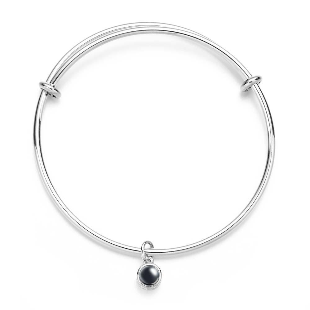 Personalisierte Fotoprojektions-armbänder, Paar-armreifen, Geschenk Für Sie Oder Ihn, Erinnerungsgeschenk, Hochzeit, Geburtstag, Jahrestag - soufeede