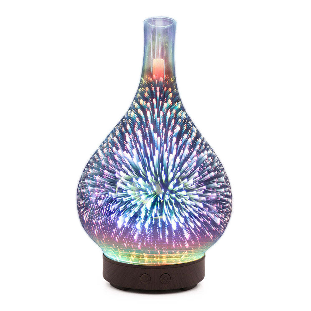 Exquisite Aromatherapie-lampe Farbwechsel Feuerwerk Luftbefeuchter Home Geschenke - soufeelde