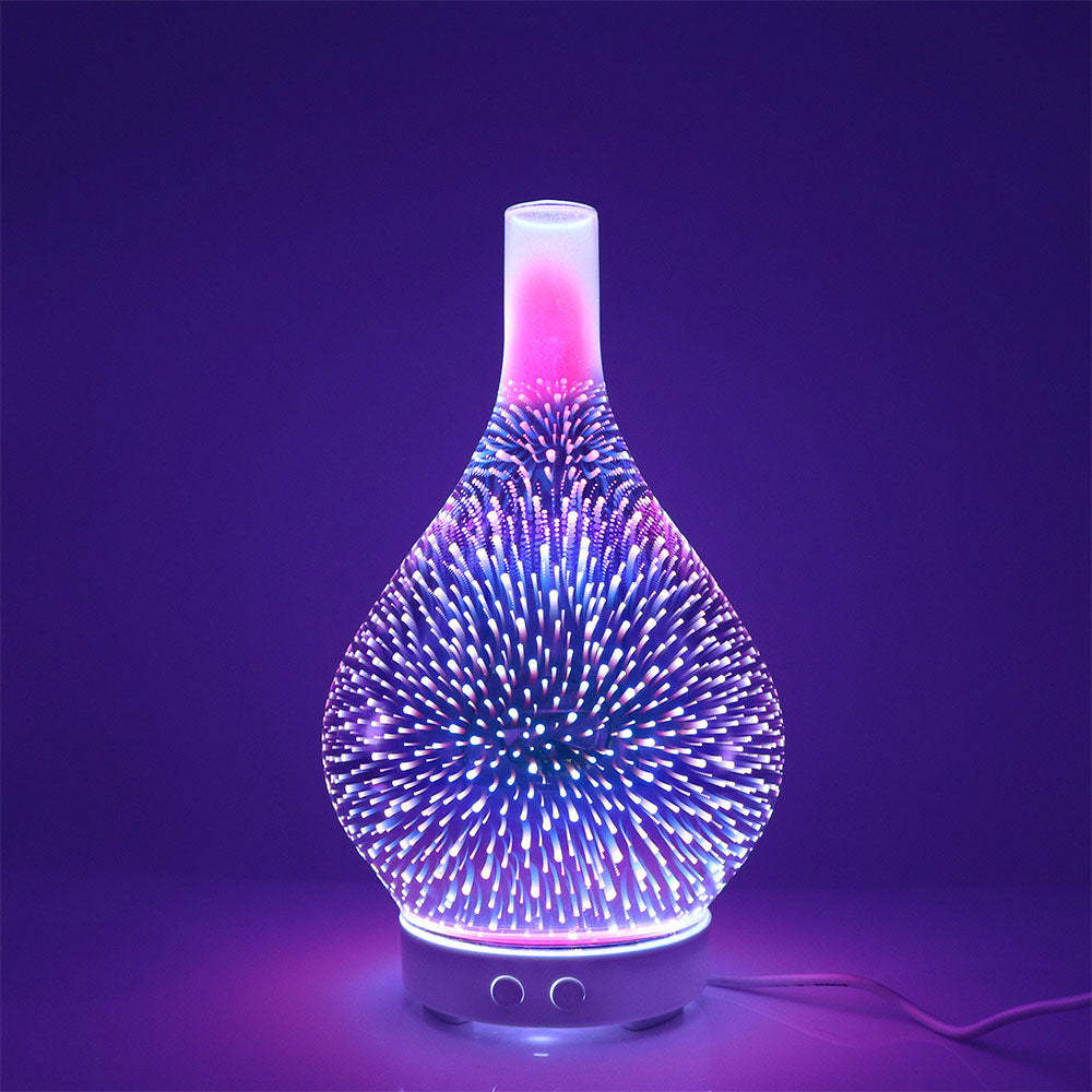 Exquisite Aromatherapie-lampe Farbwechsel Feuerwerk Luftbefeuchter Home Geschenke - soufeelde