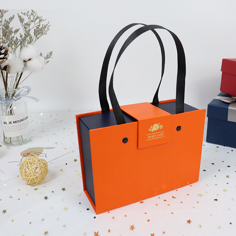 Rechteckige Präsentations-geschenkbox Flip-handbox Einfache Und Schöne Geschenkbox - soufeelde