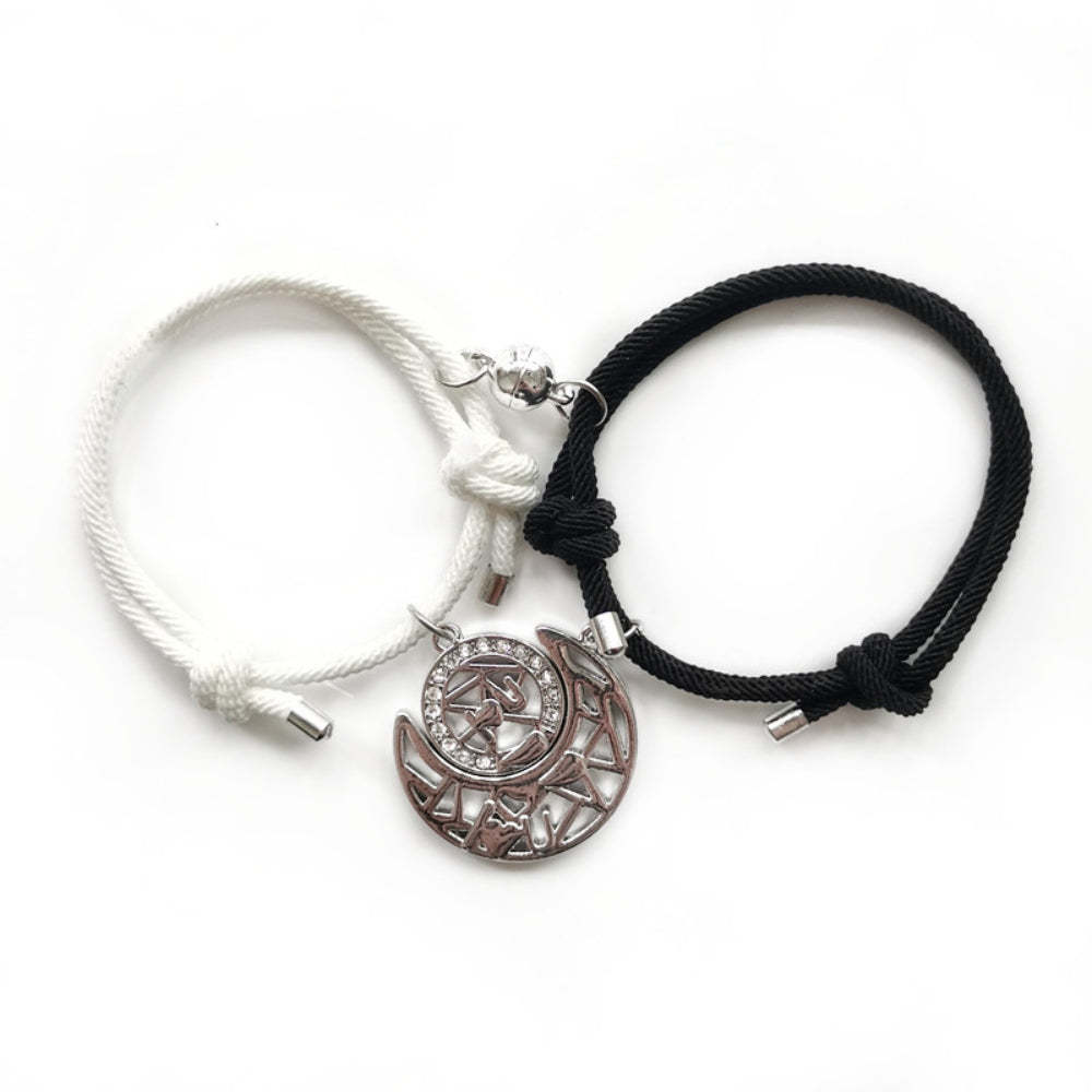Magnetic Couple Weave Bracelet Set Valentinstagsgeschenk Für Paare Freunde - soufeelde