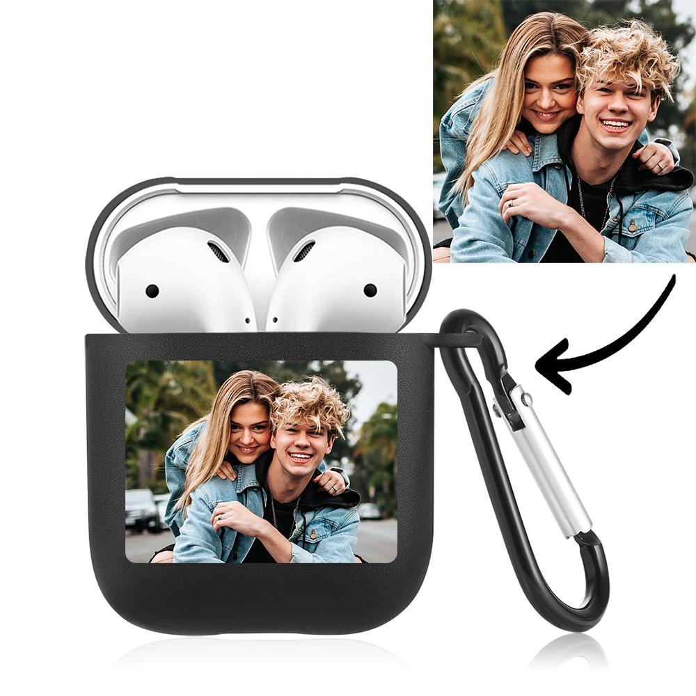 Foto Funda Case para Auriculares AirPods Regalo para Parejas - Negro