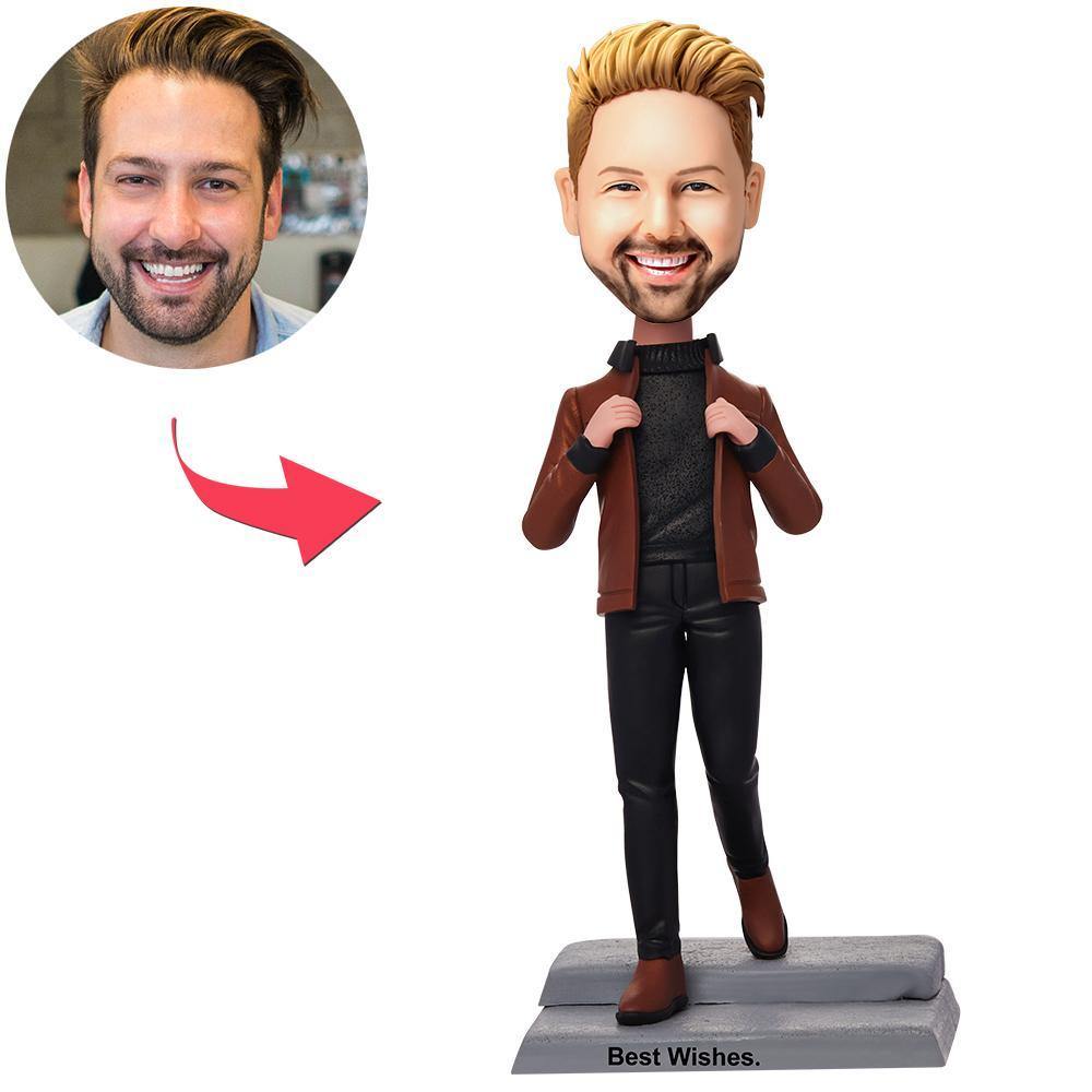 Bobblehead Personalizado Con Texto Grabado Estilos Múltiples - soufeeles