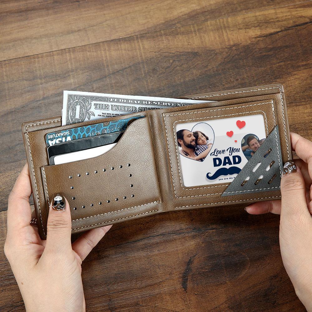 Custom Photo Wallet Insert Card Tarjeta De Regalos Del Día Del Padre