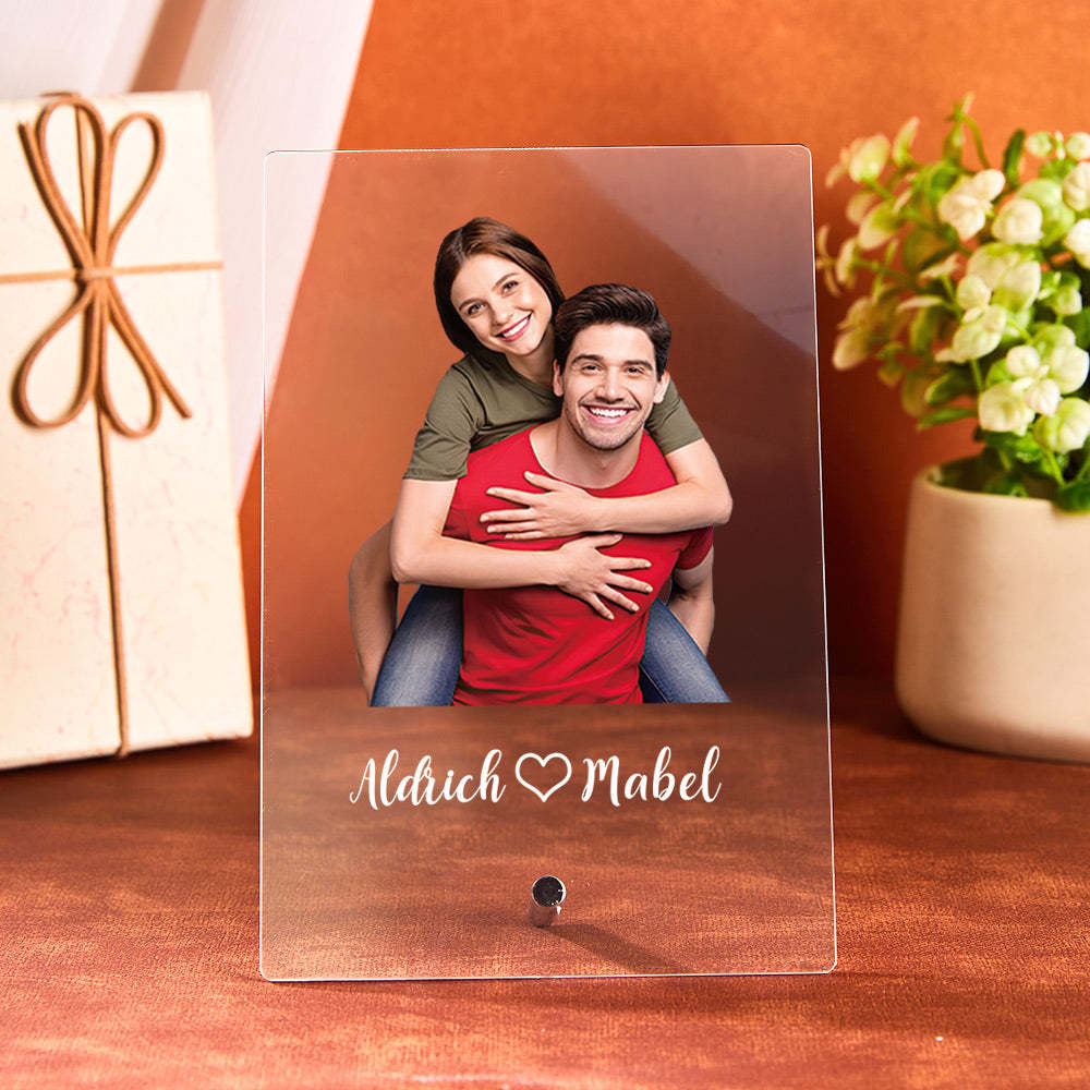 La Luz De La Propuesta Lámpara De Noche 3d Regalo Para Amante Luz De Noche Acrílica Personalizada Como Regalo Para Esposa Lámpara Personalizada Como Regalo De Boda Para Ella - soufeeles