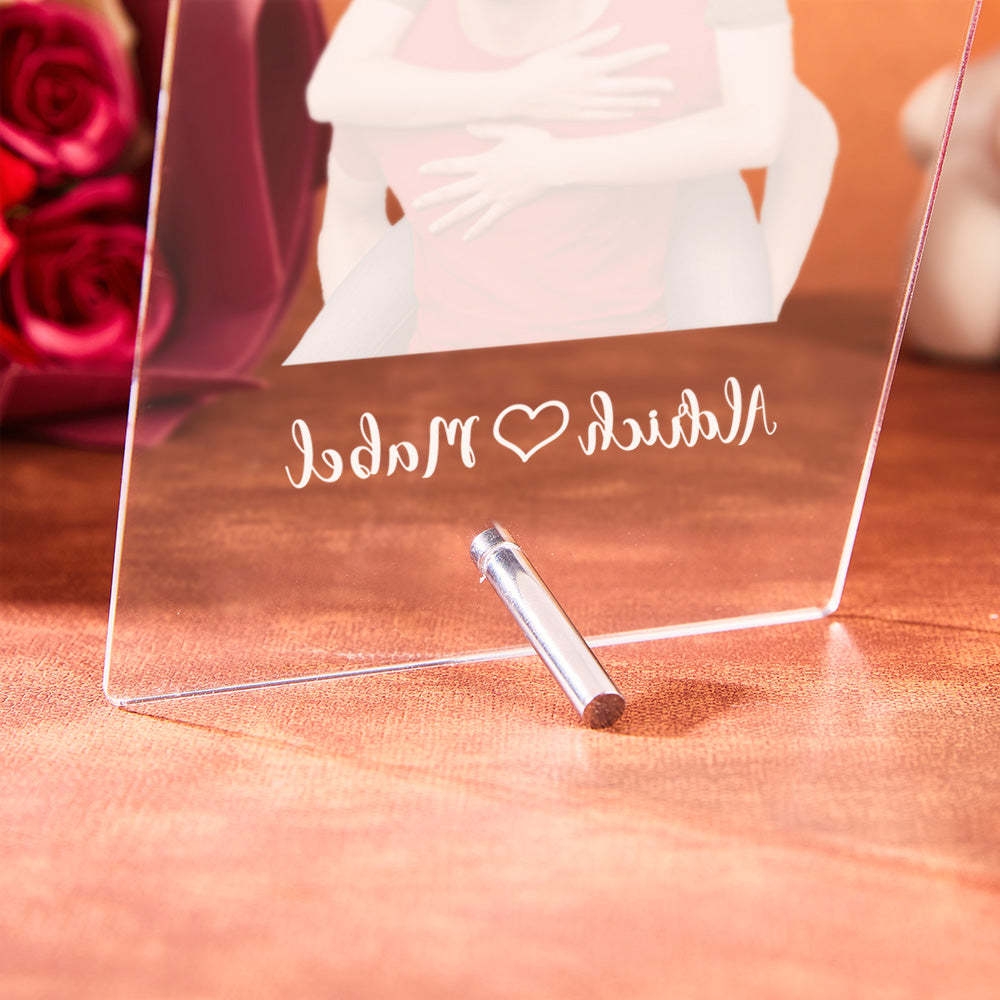 La Luz De La Propuesta Lámpara De Noche 3d Regalo Para Amante Luz De Noche Acrílica Personalizada Como Regalo Para Esposa Lámpara Personalizada Como Regalo De Boda Para Ella - soufeeles
