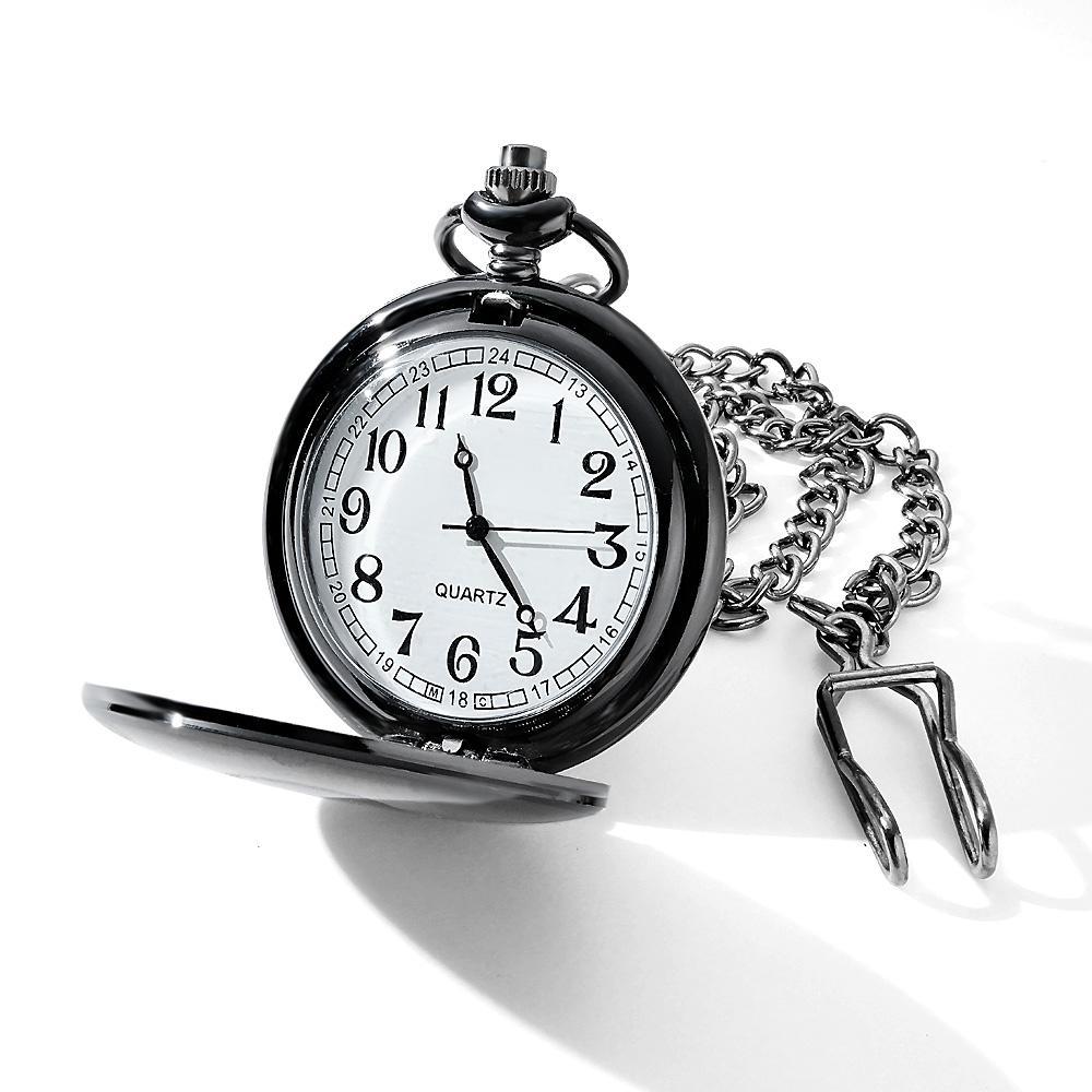 Reloj De Bolsillo Grabado Foto Aniversario Regalo Personalizado Para Boda Cumpleaños - soufeeles