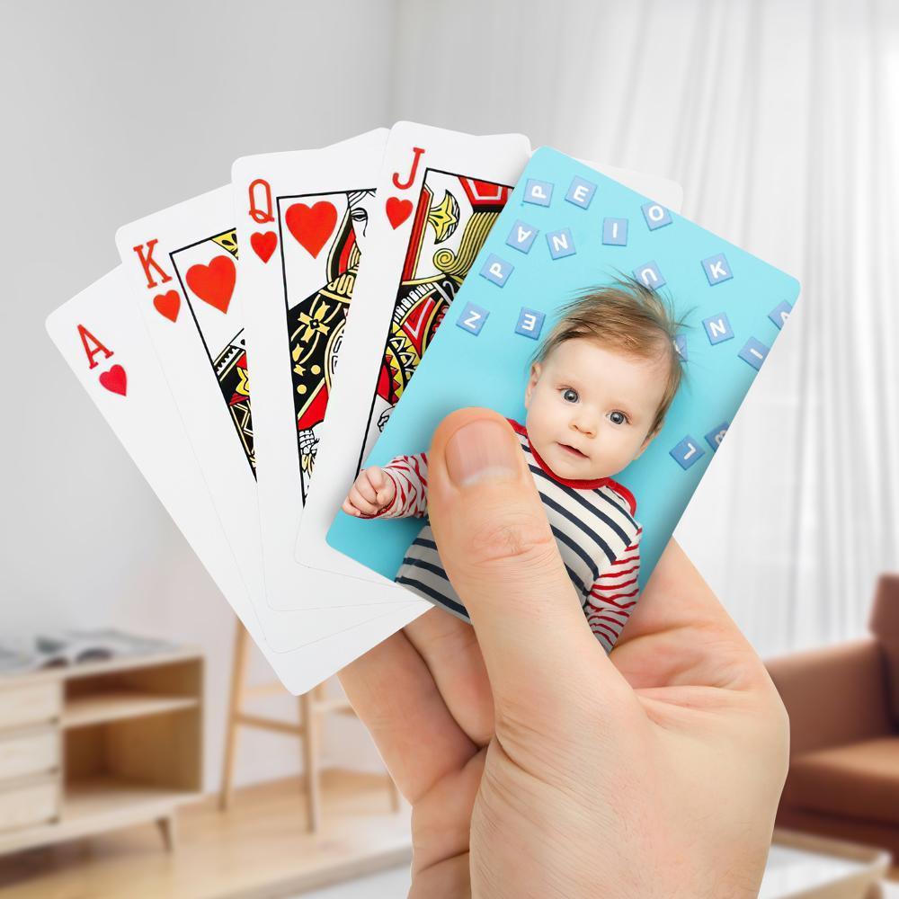 Tarjetas de Póquer con Foto Tarjetas de Póquer Personalizadas Tarjetas de Juego Personalizadas