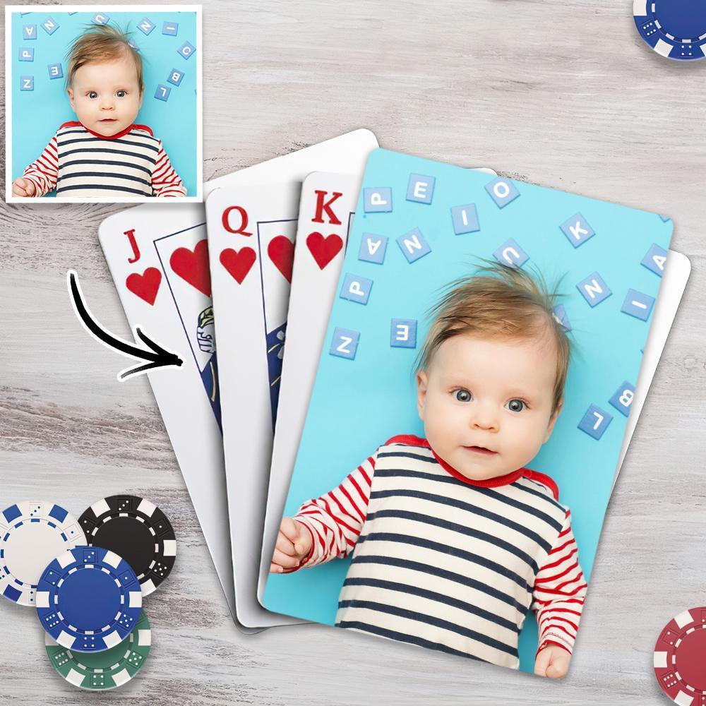Tarjetas de Póquer con Foto Tarjetas de Póquer Personalizadas Tarjetas de Juego Personalizadas