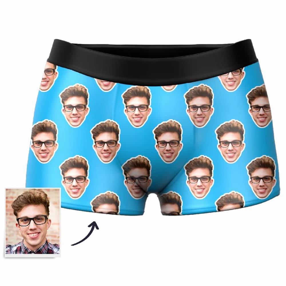 Boxer con Foto Personalizada, Ropa Interior de Una Cara - Hombre