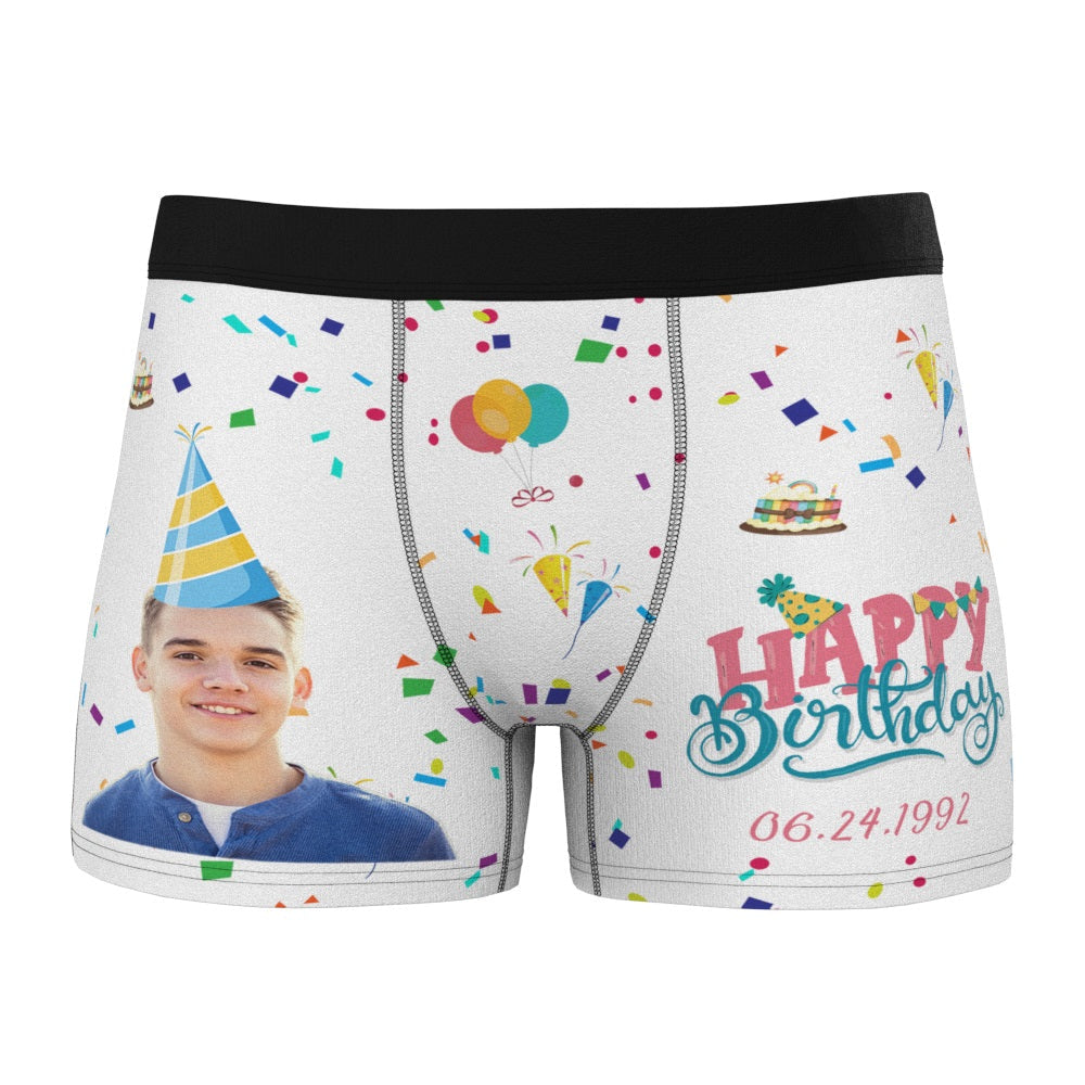 Boxeador De Cara Personalizado Boxeador De Texto De Feliz Cumpleaños Personalizado Mejor Regalo De Cumpleaños - soufeeles