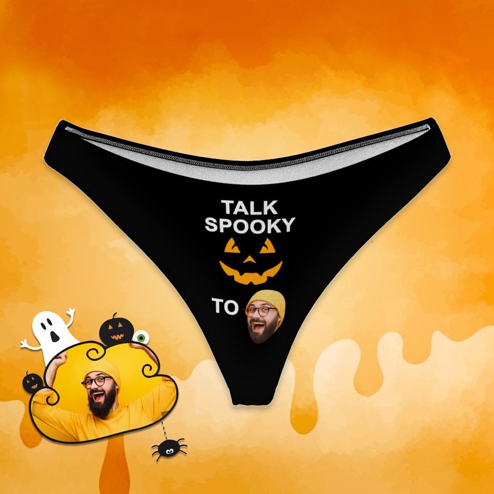 Regalo Personalizado De Halloween Con Tema Espeluznante De Face Talk - Mujeres