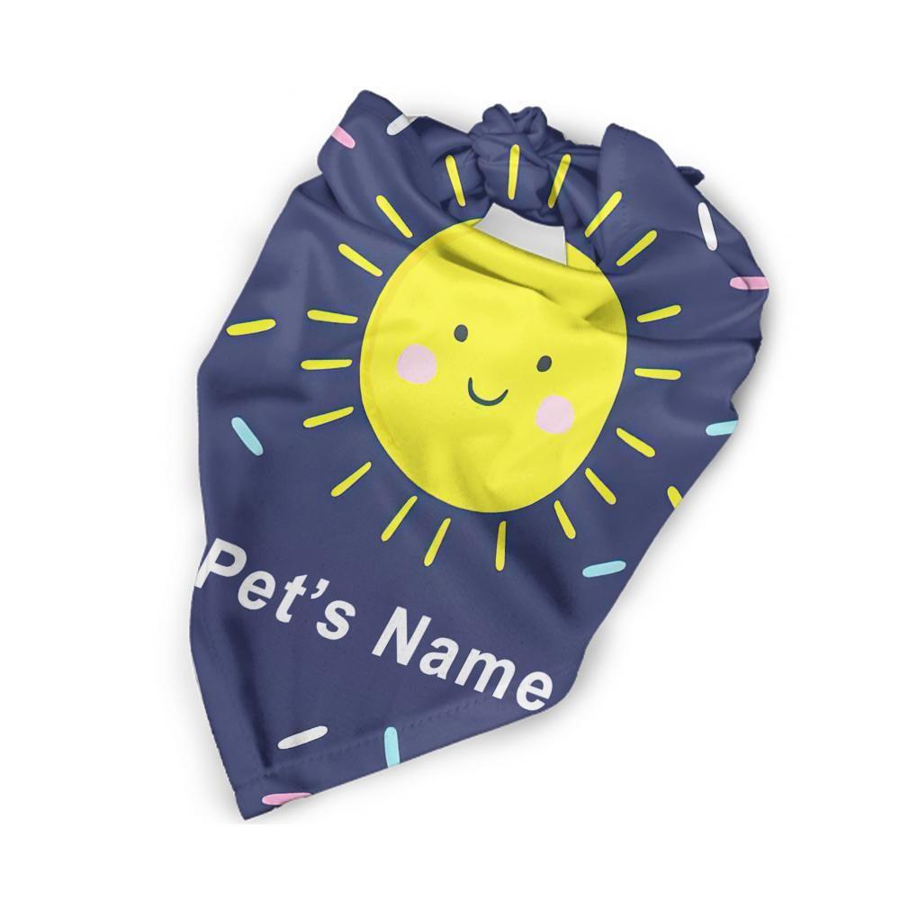 Regalo Personalizado De Bufanda Para Mascotas Sunshine Grabado