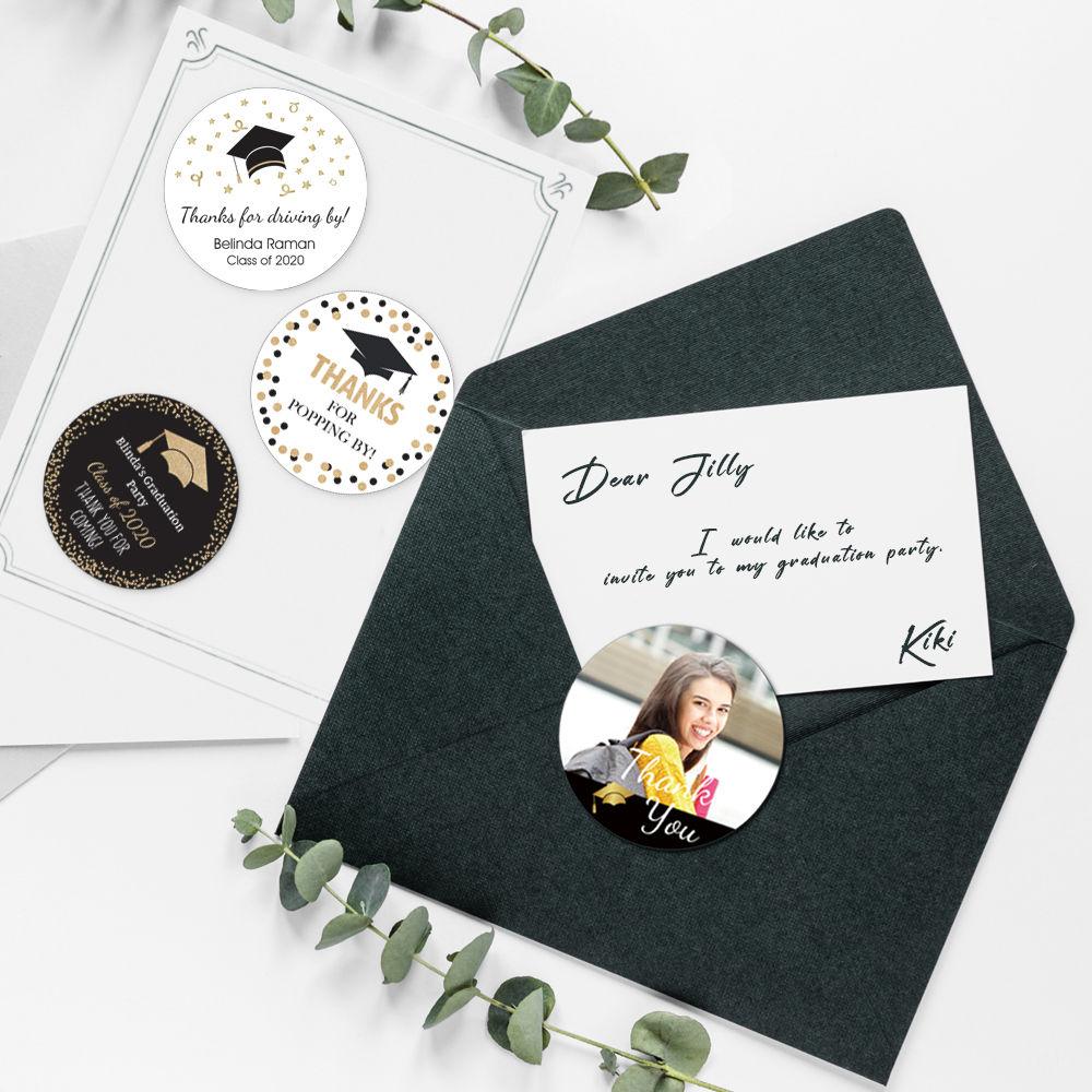 Pegatina Personalizada Regalo de Graduación Los Mejores deseos