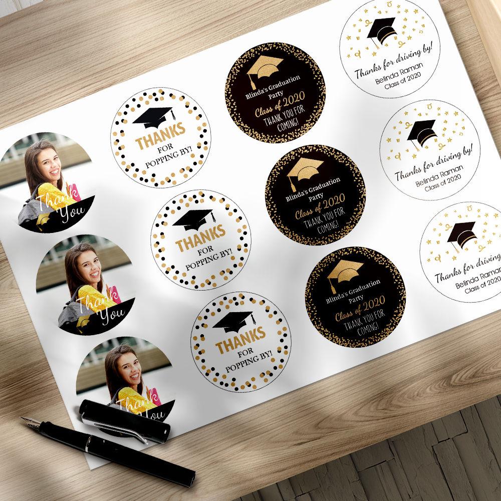 Pegatina Personalizada Regalo de Graduación Los Mejores deseos