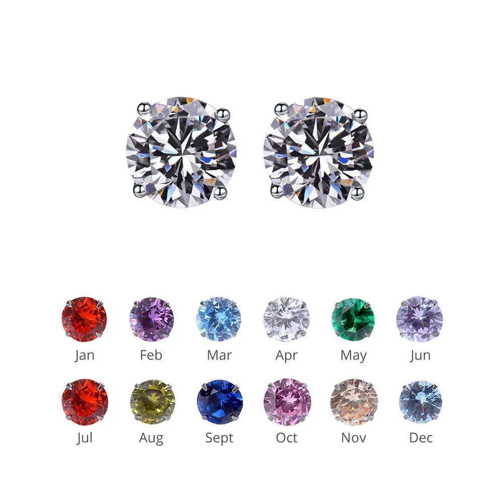 Pendientes Junio Moonlight Forma Diamante Plata 6Mm