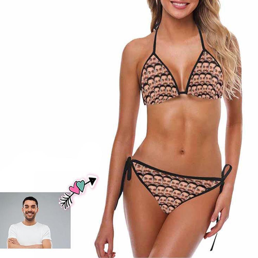 Traje De Baño Personalizado De La Cara Del Novio Bikini Personalizado