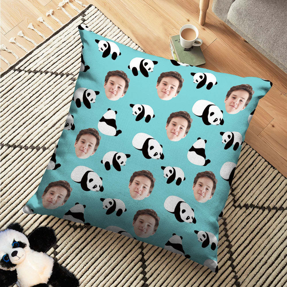 Almohada De Cara Personalizada Almohada Divertida De Oso Panda Mejor Almohada De Regalo De Panda - soufeeles