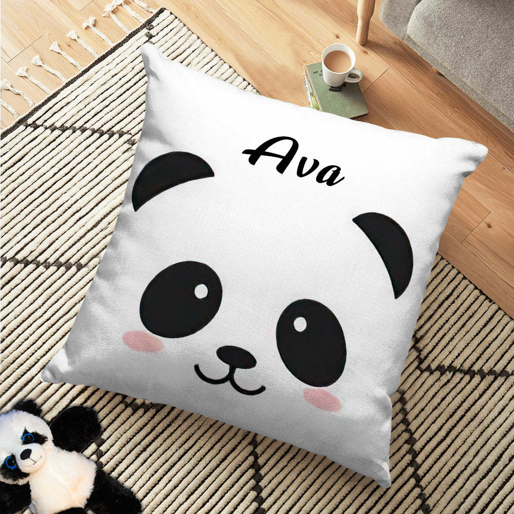 Almohada Con Nombre Personalizado Almohada De Oso Panda Personalizada El Mejor Regalo De Panda - soufeeles