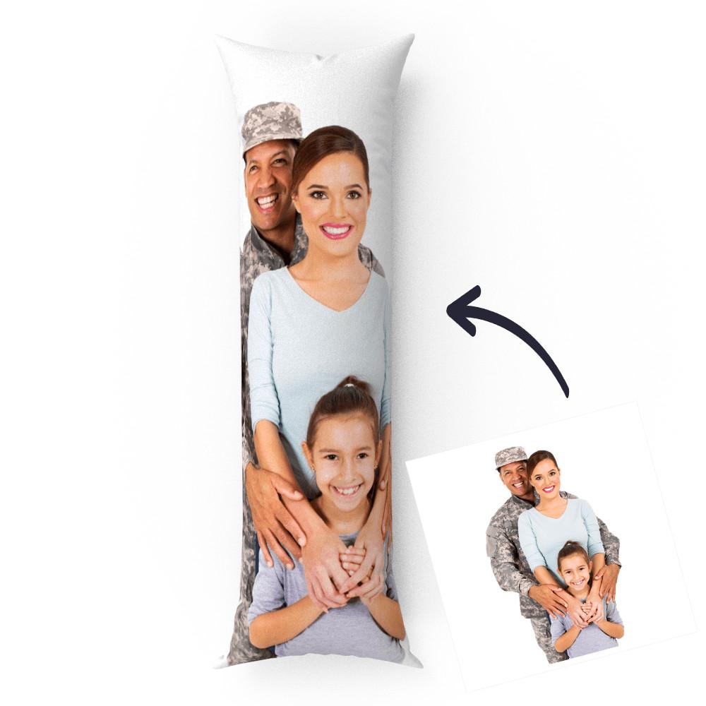 Regalos Personalizados De La Funda De Almohada Vertical De La Foto Para La Familia-50 × 150cm