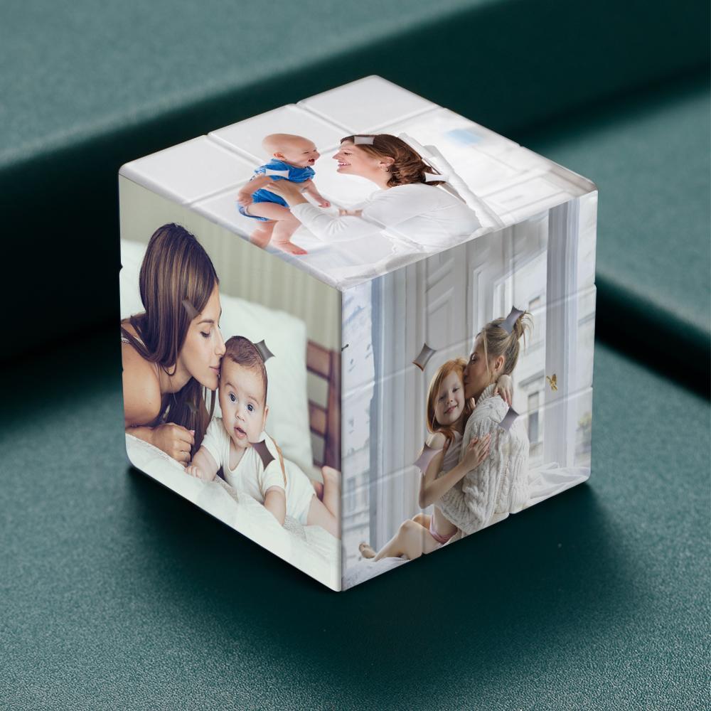 Cubo De Rubic De Multifoto Personalizado Seis Imágenes Regalos Para Madres