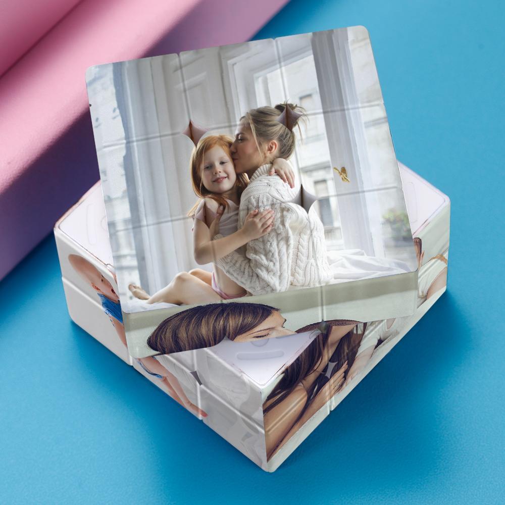 Cubo De Rubic De Multifoto Personalizado Seis Imágenes Regalos Para Madres