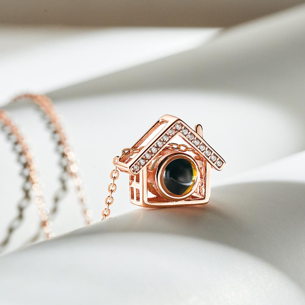 Collar De Proyección De Fotos Personalizado Regalos Conmemorativos De Nuestra Pareja En Casa - soufeeles