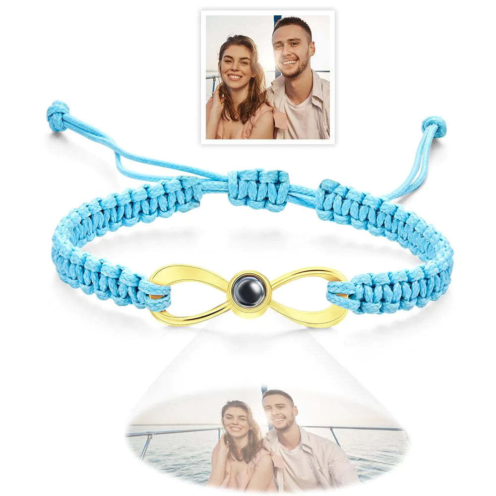 Custom Projection Photo Bracelet Creative Simple Gifts for Couple - soufeeles