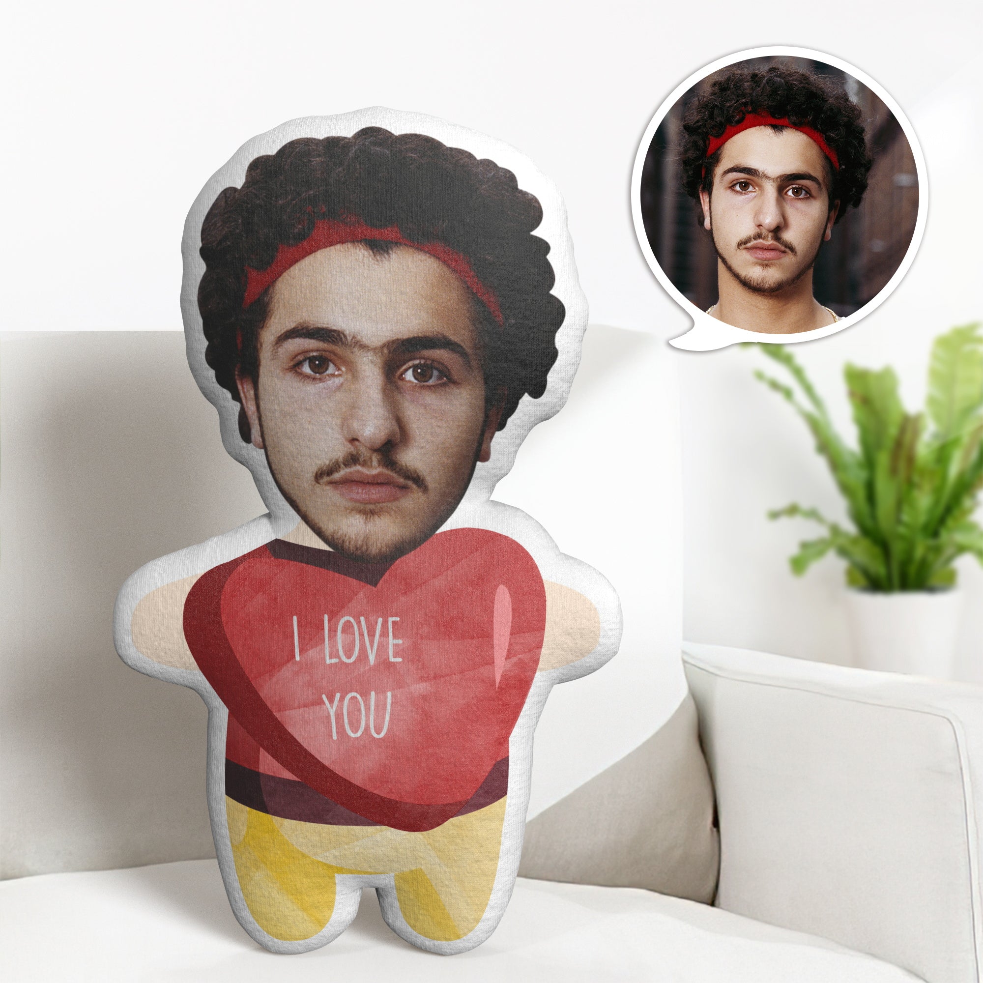 Cojín Minime Personalizado Para El Día De San Valentín, Regalos De Almohada Minime Divertidos Personalizados - soufeeles