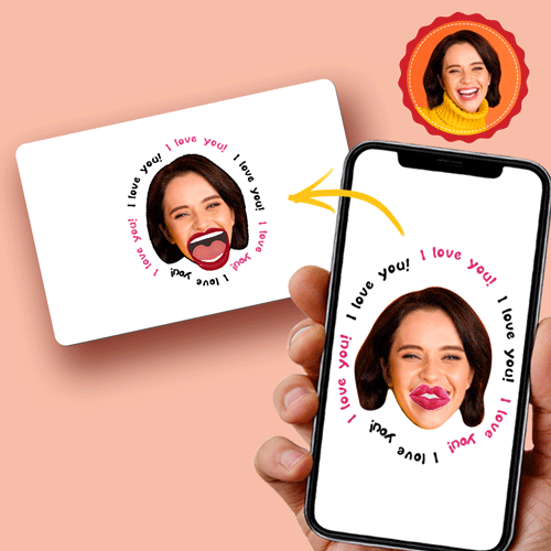 Scanable Ar Vr Animación Tarjeta 3d Realidad Virtual Animación Ar Tarjetas Gráficas Ven Y Bésame - soufeeles