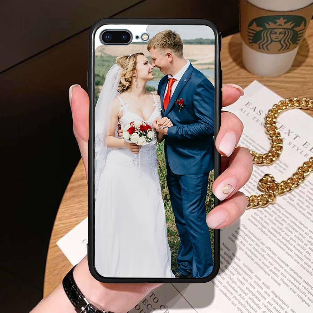 Personalizada Foto Funda Case Protectora para Teléfono Negro Acrílico - Funda Case para iPhone