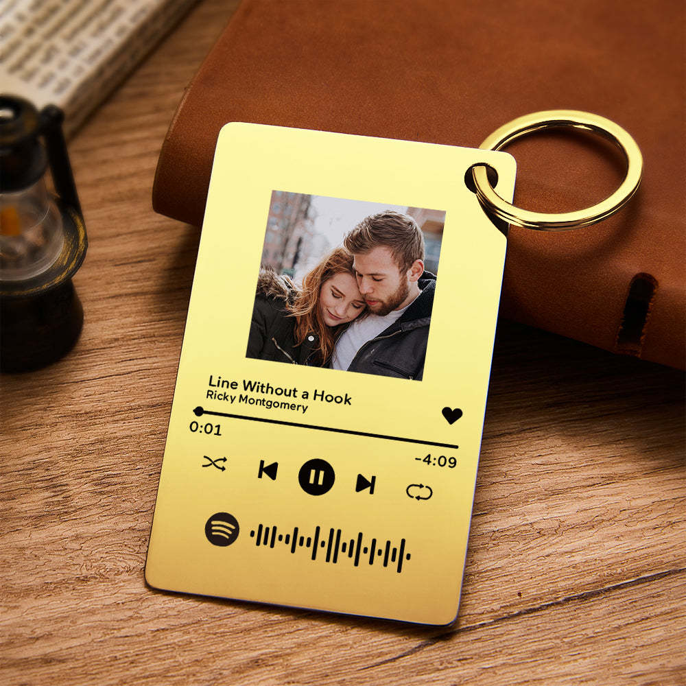 Foto Personalizada Escaneable Código De Spotify Placa De Música Regalos De San Valentín - soufeeles