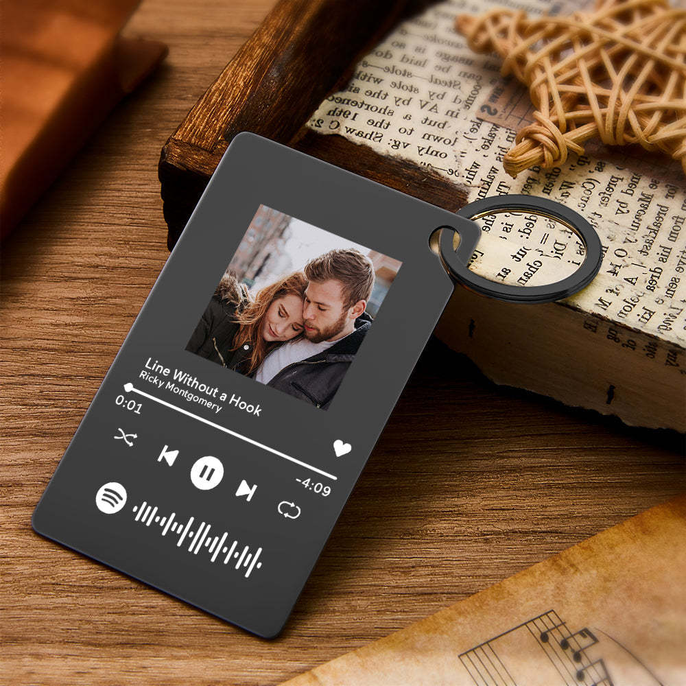 Foto Personalizada Escaneable Código De Spotify Placa De Música Regalos De San Valentín - soufeeles