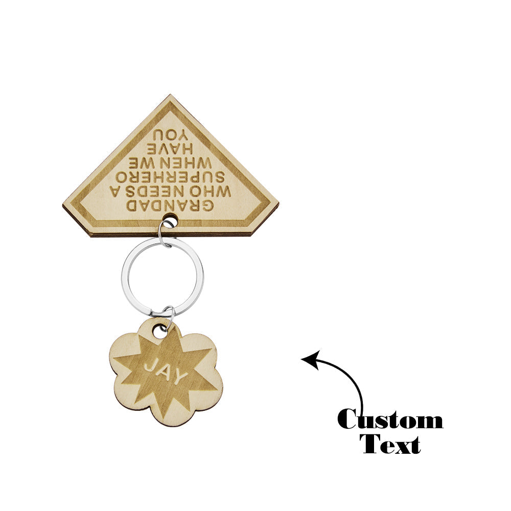 Llavero Grabado Personalizado Nombre Personalizado Diamante Regalos Familiares - soufeeles