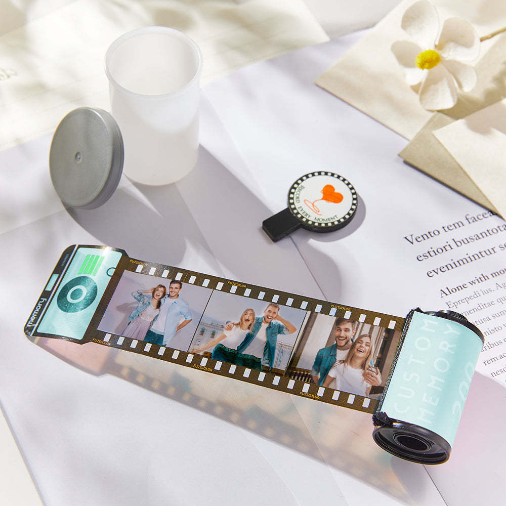 Llavero De Rollo De Película Personalizado De 15 Fotos, Llavero De Cámara Multifoto Personalizada Para Parejas - soufeeles