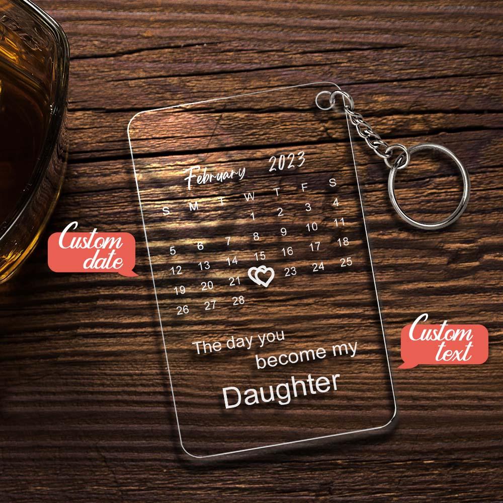 Regalos Personalizados Del Llavero Del Aniversario Del Llavero Para Los Miembros Memorables - soufeeles