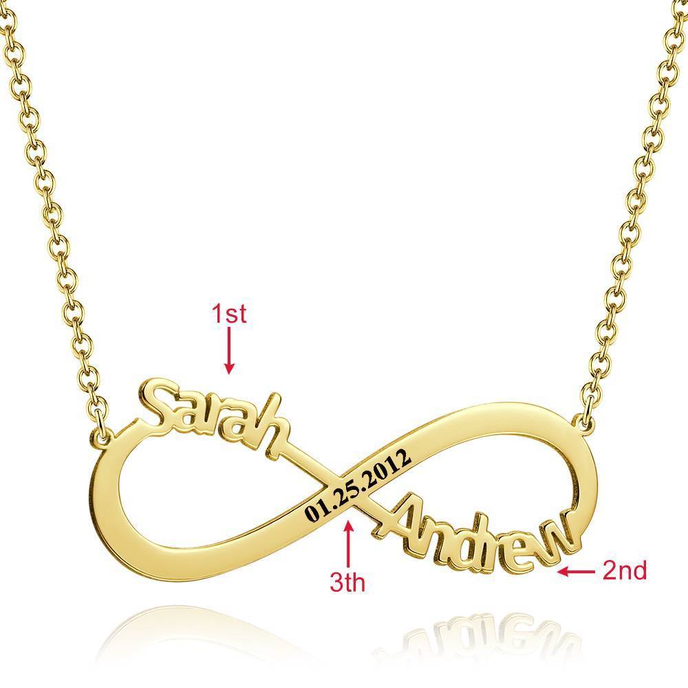 Collar con Nombre con Piedra Zodiacal, Collar Personalizado de Estilo Luna y Estrella Ba?ado a Platino