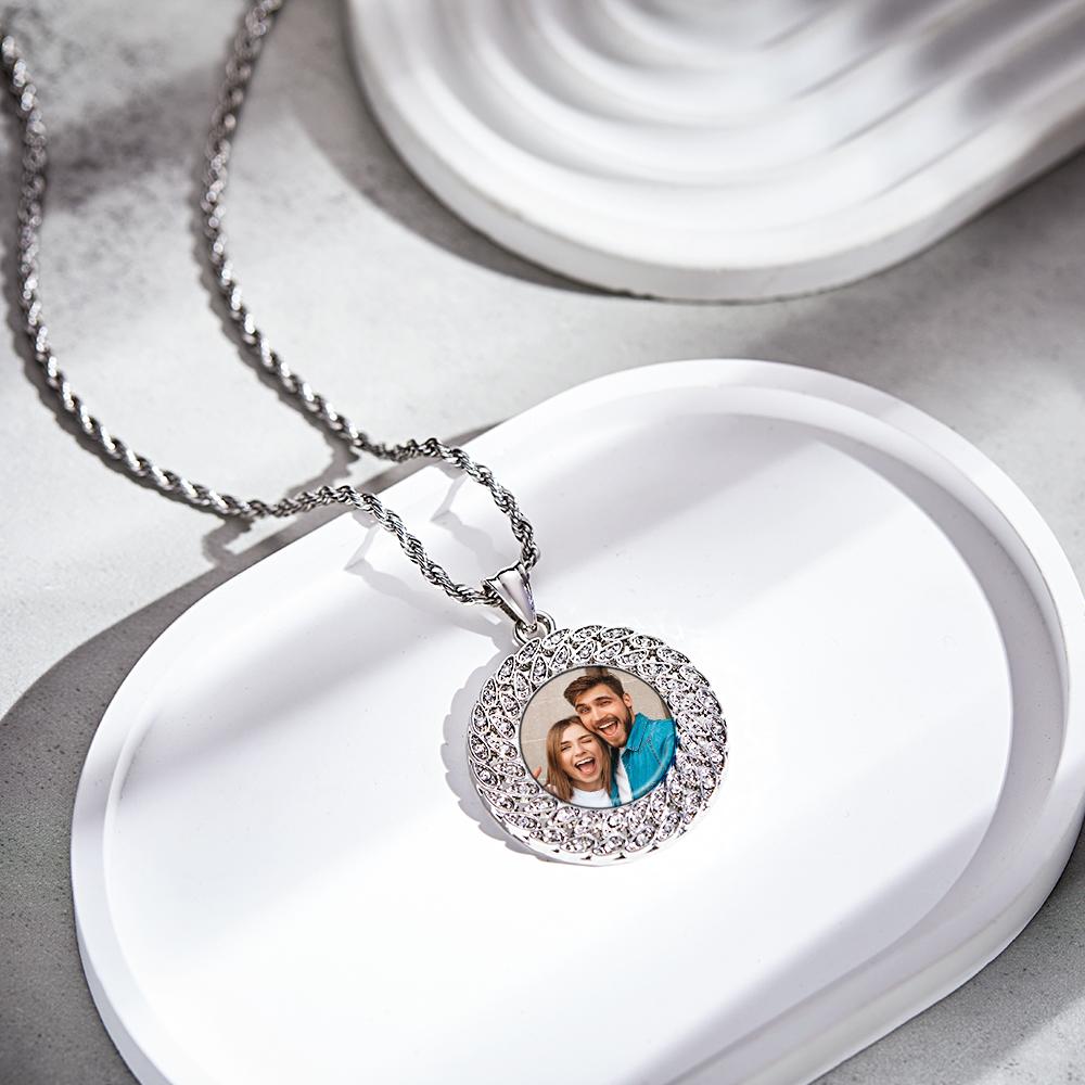 Regalos Personalizados De La Moda De Hip Hop Del Collar De Cadena Del Suéter De La Foto - soufeeles
