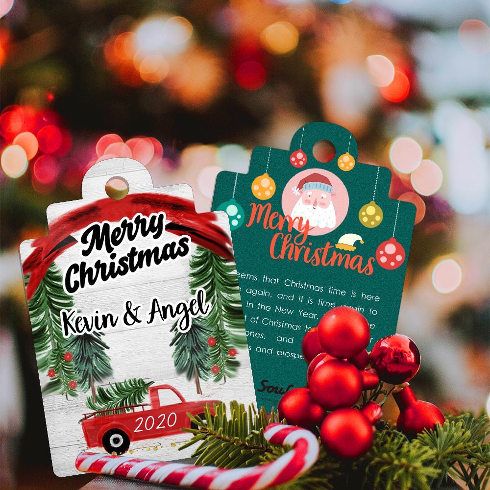 Tarjeta de Regalo Personalizada Tarjeta con Foto para Feliz Navidad