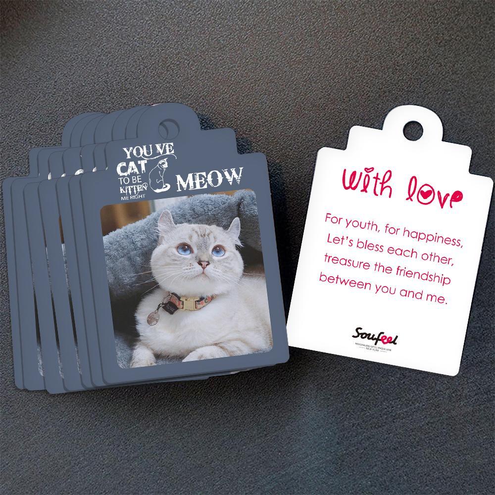 Tarjeta de Foto Tarjeta de Regalo Regalos Conmemorativos Tarjeta de Felicitación Tarjeta de Felicitaciones Gato Encantador