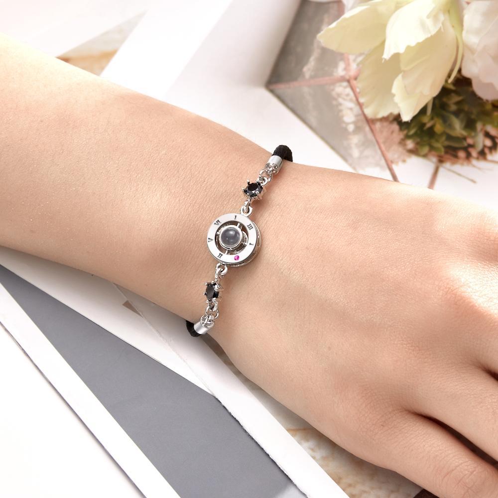 Pulsera Con Foto De Proyección Personalizada Exquisitos Regalos Conmemorativos - soufeeles